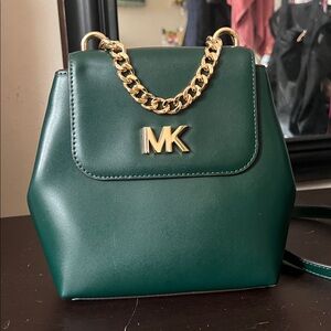 Michael Kors Emerald Green Backpack